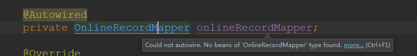 “Intellij IDEA使用@Autowired 注解标红报错解决办法”